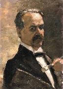 Lesser Ury Even likeness oil